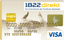 1822direkt Gold Kreditkarte mit Girokonto + 100 Euro